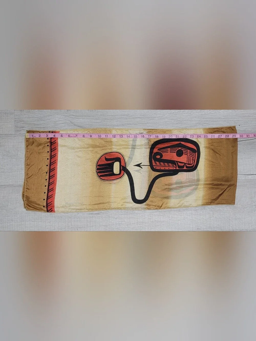 ​James Hart Indigenous Haida Art 100% Silk Scarf One Size